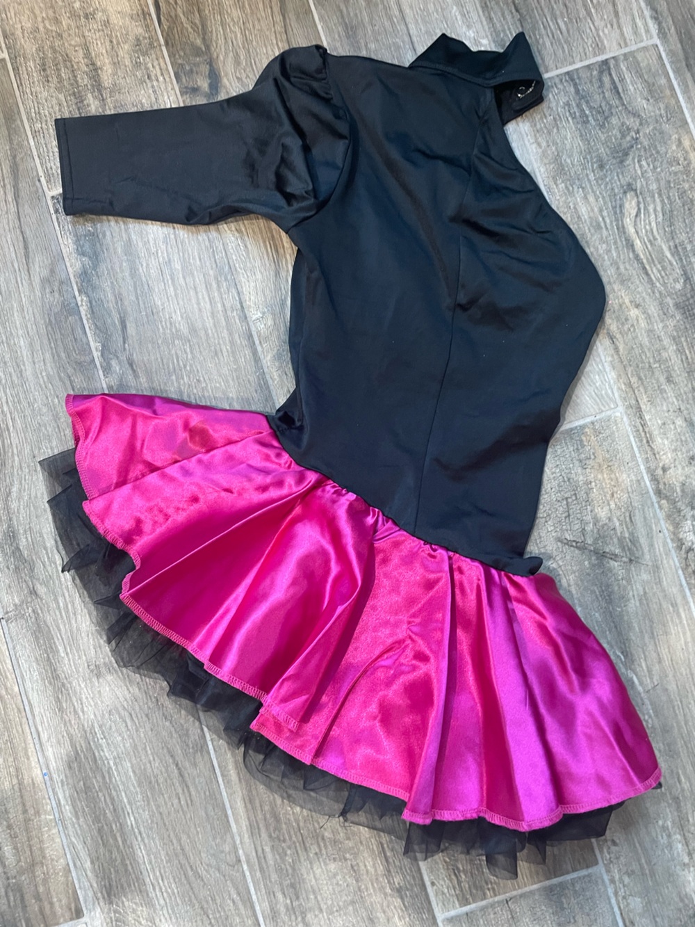 Girls' Black and Hot Pink Dance Dress - Kids Costume